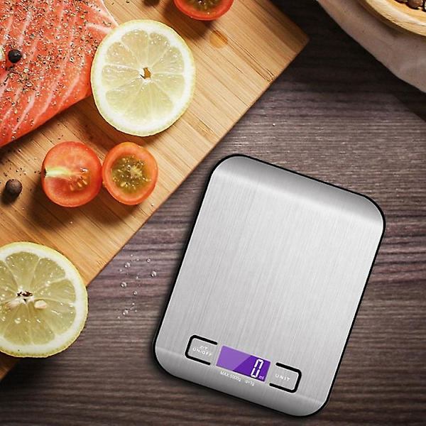 Digital bakvåg Rostfritt stål Plattform Gram Vikt