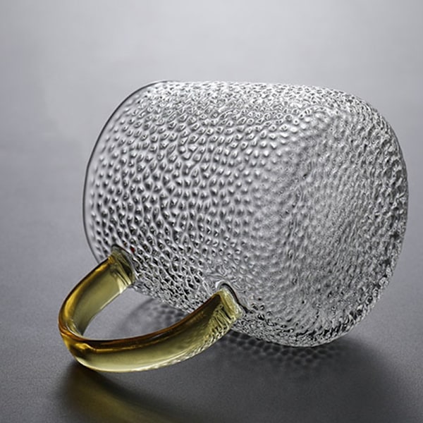 Hammer Eye stil glas frukost vatten kopp handtag design