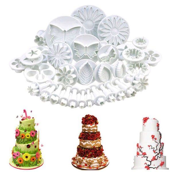 33st fondant kolvskärare DIY Cookie Biscuit Cake Form