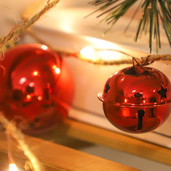 Julbelysning Led Stringljus, Juldekoration Red 2 meters 20 lights