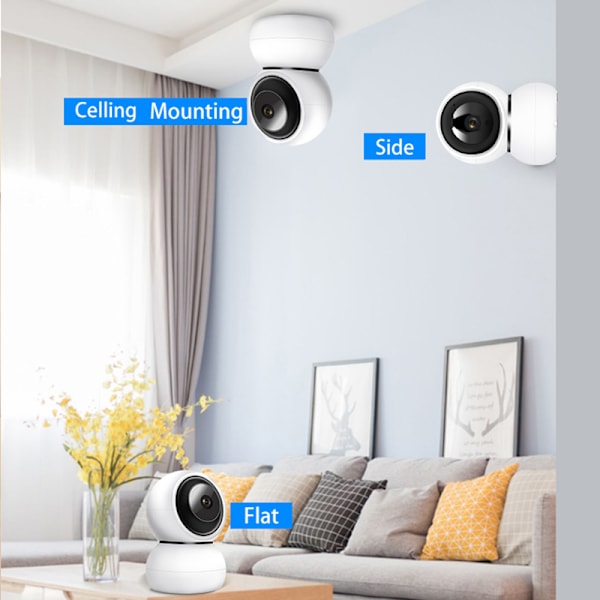 HD Baby Monitor Webbkamera APP Fjärrkontroll Smart Home Video
