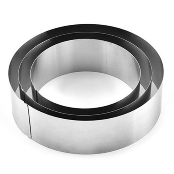 3 st/ Set Rostfri Mousse Ringform Form