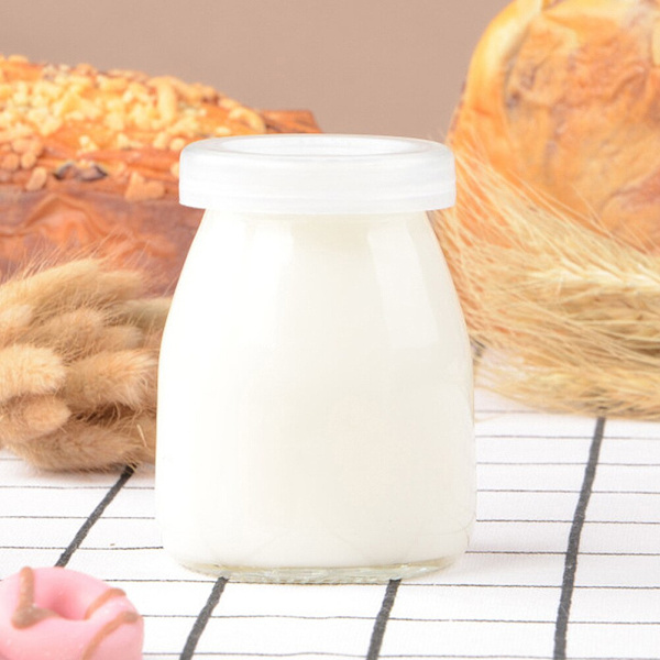 6 st 200ml glasyoghurtflaska Ansiktsuttryck Pudding