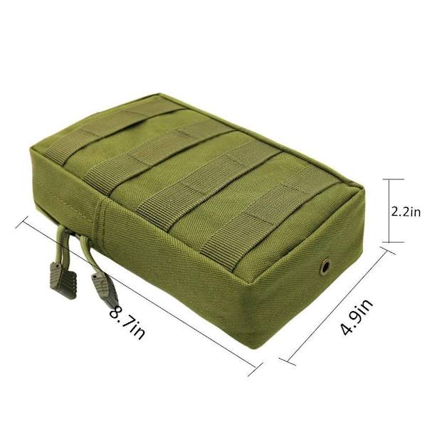 Tactical Molle Pouch Bag Utility EDC Pouch För Väst Ryggsäck