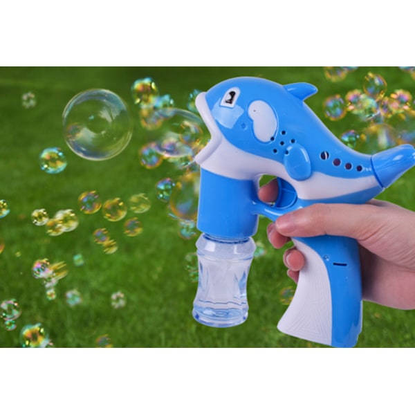 Summer Dolphin Bubble Machine Light Up Automatisk Bubble