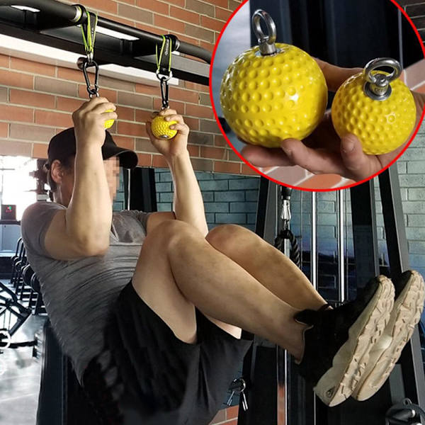 9.7CM Pull Up Balls Cannonball Grips För Finger Trainer Grip