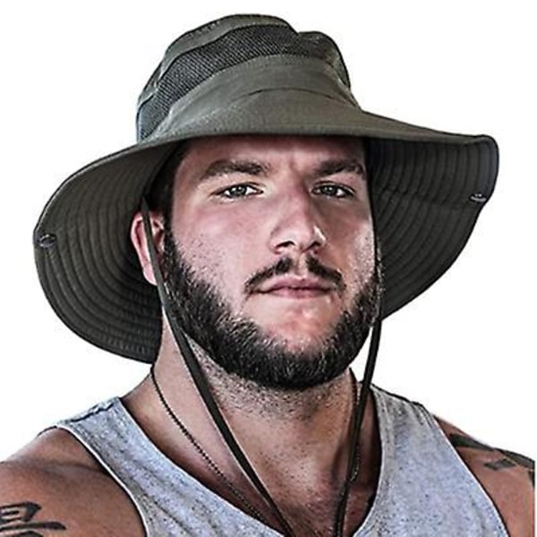 Bucket Hat Skydd Solhatt Lättvikt Justerbar