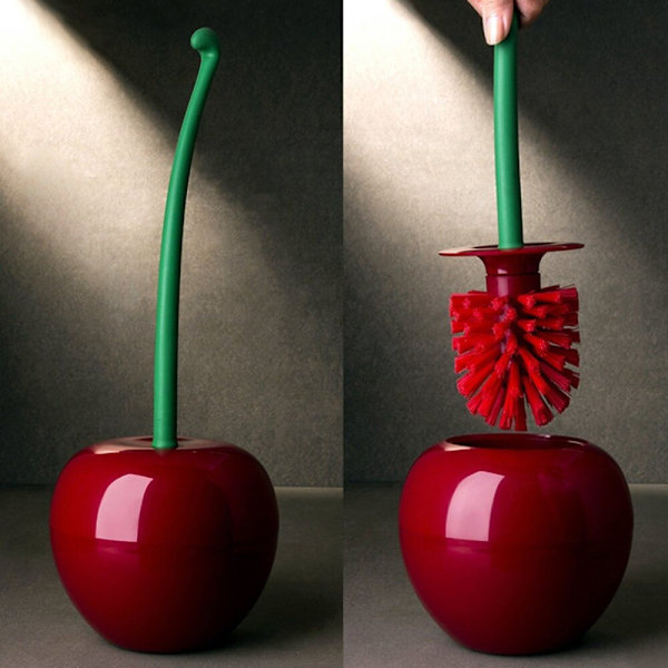 Creative Lovely Cherry Shape toalettborsthållare
