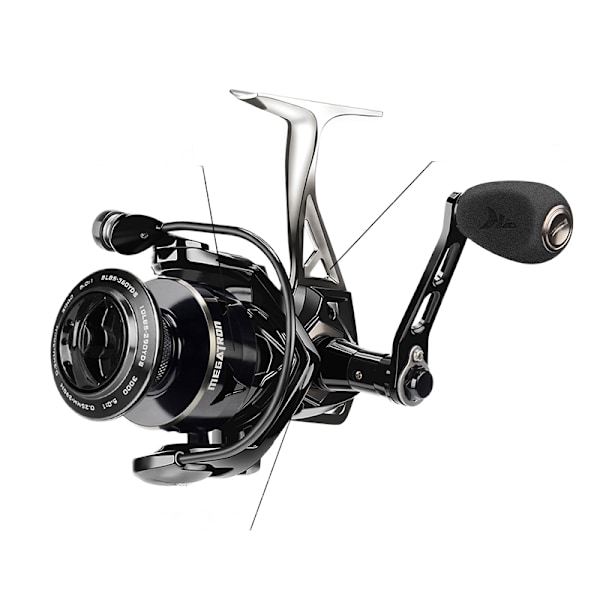 Megatron Spinning Fishing Reel Max Drag Kullager