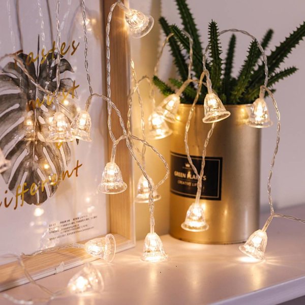 Led Wind Chimes Lights String Lights, Christmas Blinkande Colorful 2 meters 10 lights