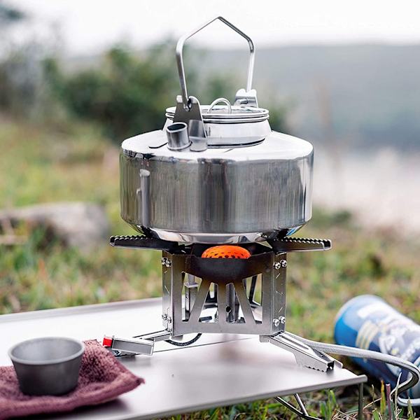 1 liters camp vattenkokare Perfekt för att koka vatten för te, frysa