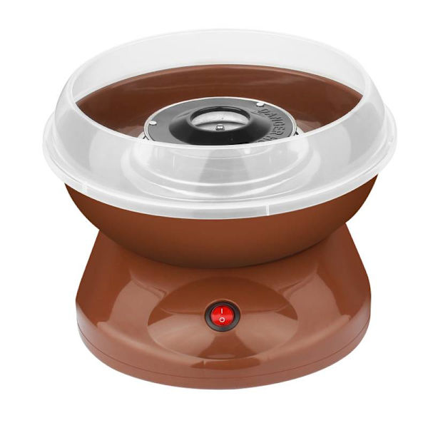 Mini hushålls marshmallow maskin, barns elektriska Brown