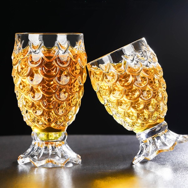 2 st/ set Kristallklara ananasformade glasögon Bröllop