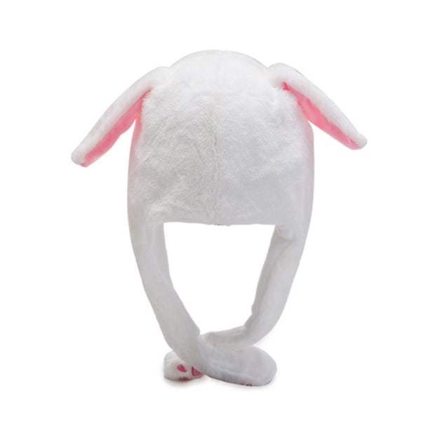 Rabbit Ear Hat Beanie Plysch Kan Rörliga Bunny Ears Hatt Med