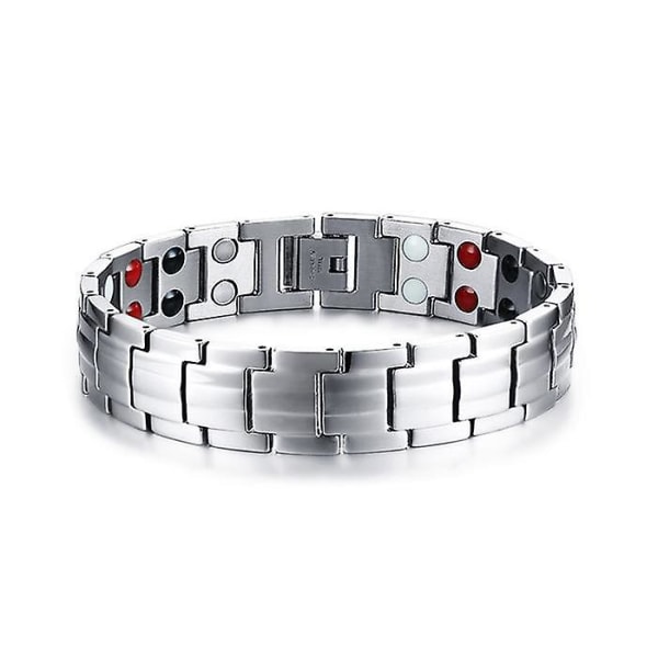 Handkedja Energy Health Germanium magnetiskt armband (silver