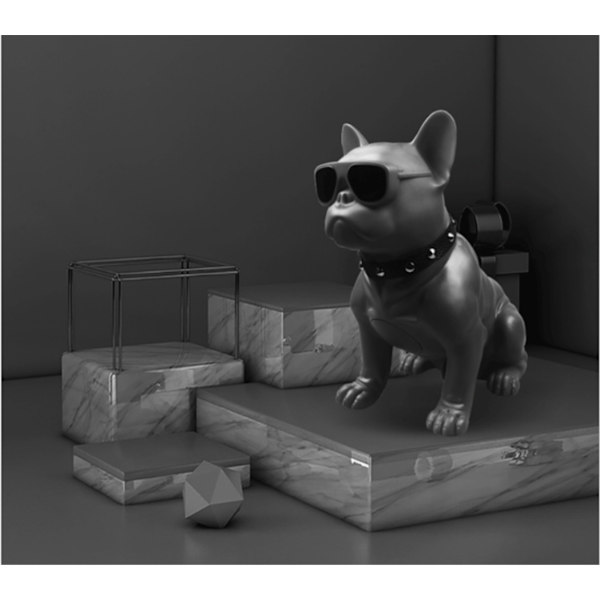(Svart) Bulldog Bluetooth högtalare, Cool Bluetooth högtalare
