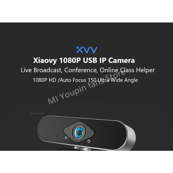 1080P HD USB webbkamera 2 miljoner pixlar 150° ultravidvinkel