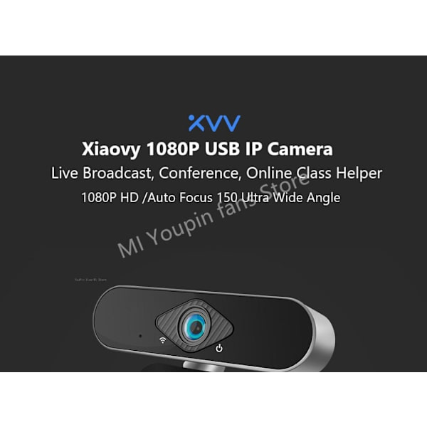 1080P HD USB webbkamera 2 miljoner pixlar 150° ultravidvinkel