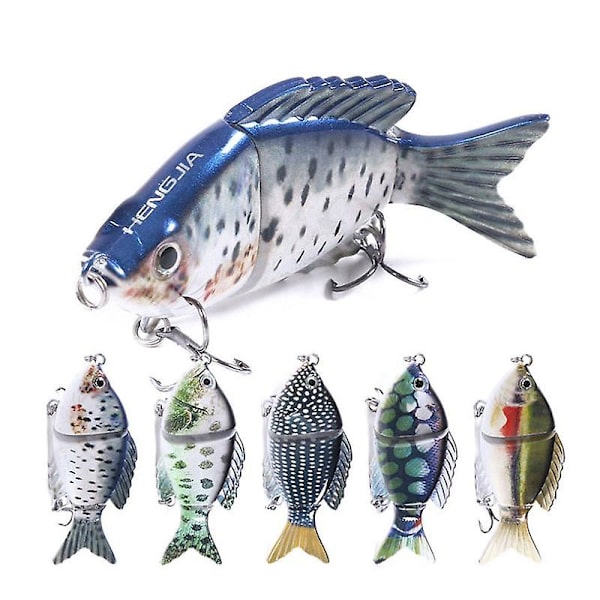 5st 9,5cm 22g Hård Multi Jointed Lure Fiske Age Fiske