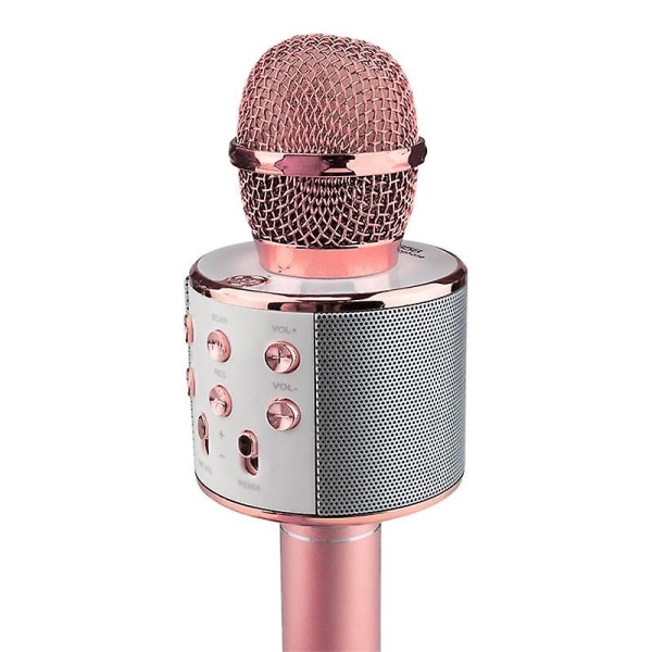KTV-Trådlös Karaoke Mikrofon-Rosé