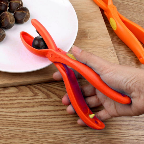 Creative Rostfritt stål kastanj Cutter Valnöt Tång Clamp