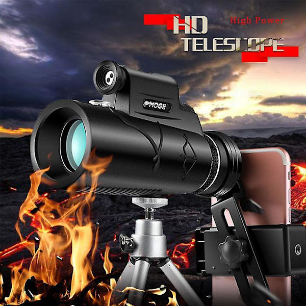 50X60 Hd Monocular Zoom Night Vision Teleskop med Lampa