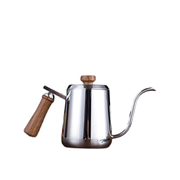 600ml kaffekanna 304 rostfritt stål lång smal