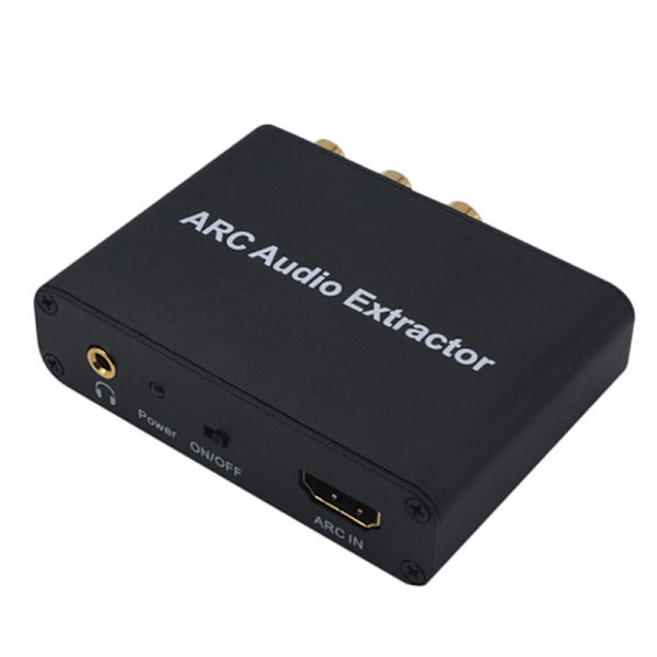Aluminium ARC HDMI-kompatibel Audio Extractor Digital To