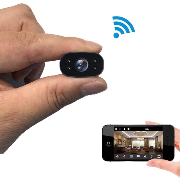 Spionkameror Minikamera 1080P HD Remote Surveillance Motion