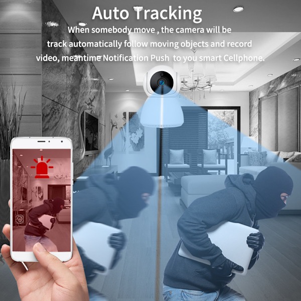 Videoövervakningskamera WIFI Night Vision Hemsäkerhet