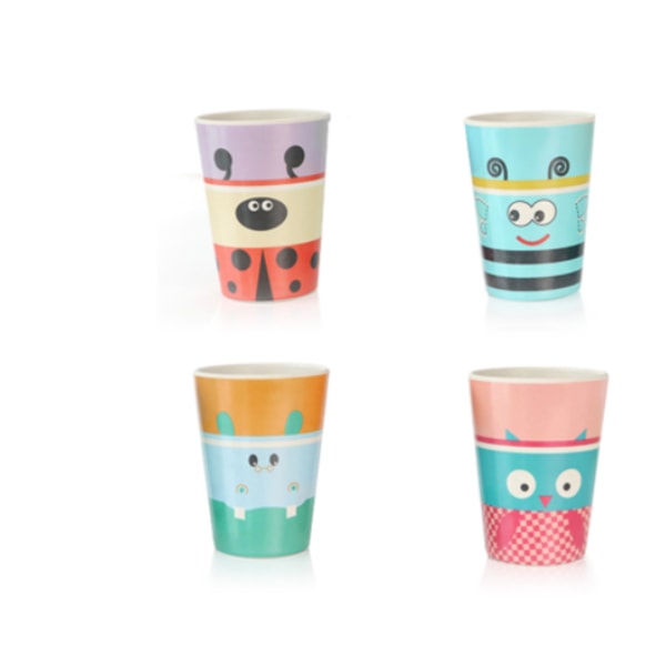 4st Kids Cup Set Natural Bamboo Fiber Baby Cup Toddler