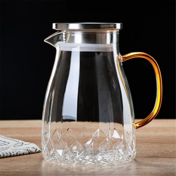 1000ML vattenkokare i glas Vattenkanna Hemvattenkokare tekanna glas