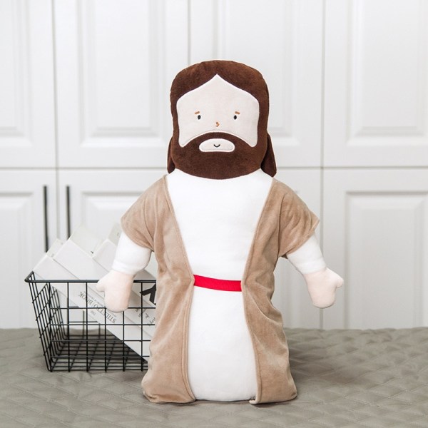 Jesus Kristus kudde Plysch kudde stoppade leksak Jesus form