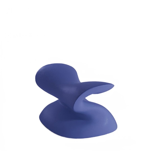 S-formad enkelnackskudde, säng Sömnkudde Memory Foam , Navy blue
