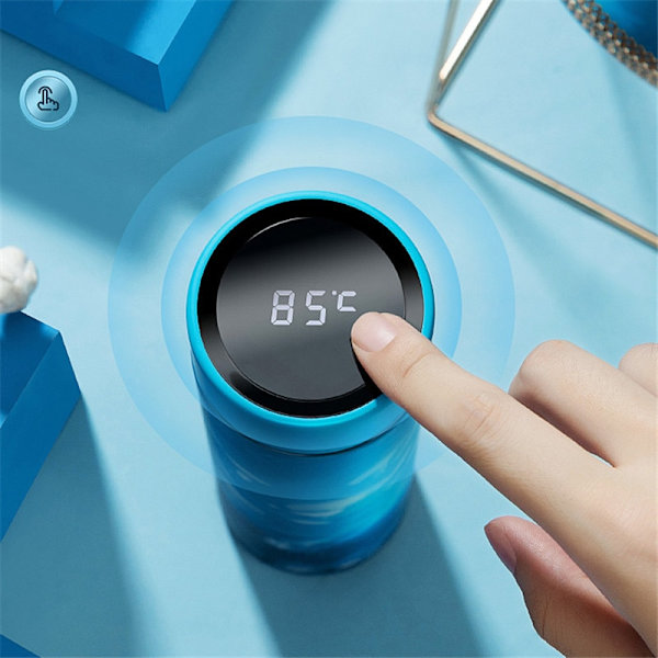 450 ml Smart Temperature Display i rostfritt stål termos