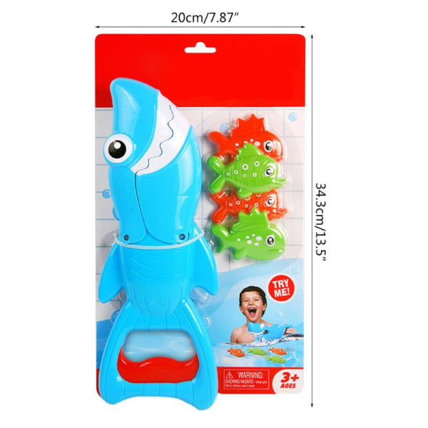 Shark Grabber badleksak för pojkar Flickspel med 4