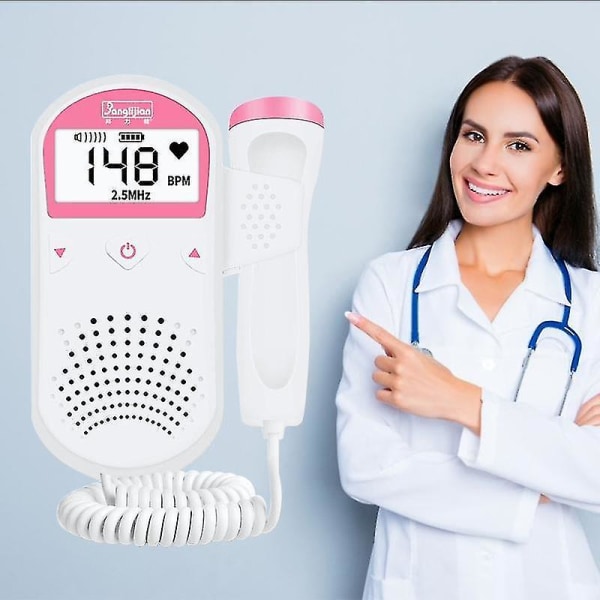 Lcd-skärm fetal doppler för gravida bärbara ultraljud