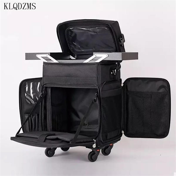 Oxford Multifunctional Makeup Nail Art Box Cosmetics Trolley
