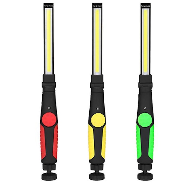 COB hopfällbar stark magnetisk bilinspektionslampa, USB