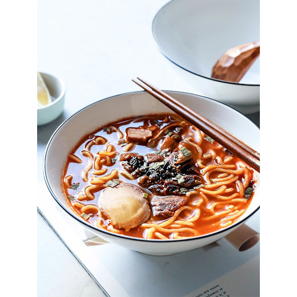 Japansk stil Ramen Bowl Hushåll Stor Nudelskål Singel