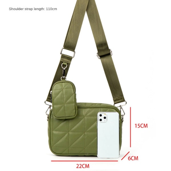 Dammode One Shoulder Messenger Bag, mångsidig White