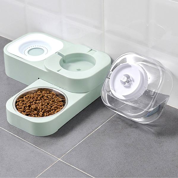 Husdjur Hund Katt skål Automatisk matare Fontän Vatten Dricka