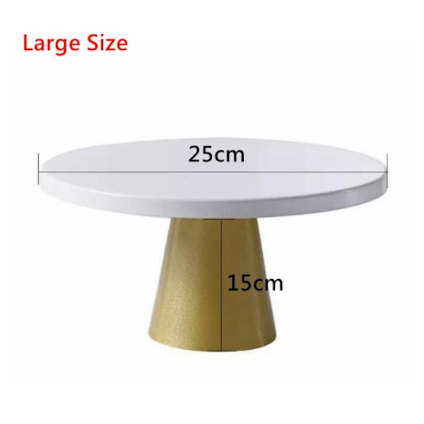 Metall Cupcake Stand Bröllop Vit Dessert Display Rack