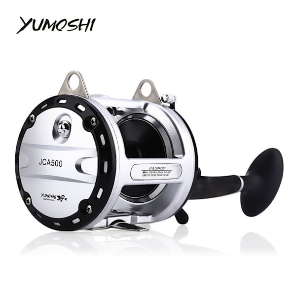 Högerhand 12+1BB Trumma Pesca Reel Metall Fiske Spinning