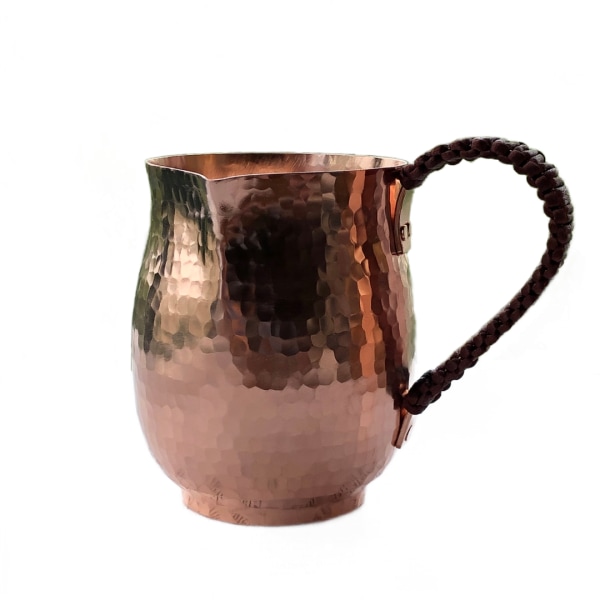800ml Pure Copper Latte Kanna Varmmjölk Cup Kopparmugg