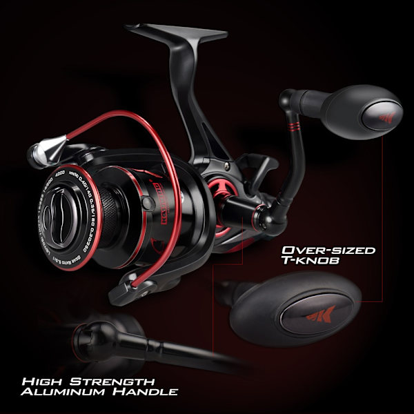Drag Carp Fishing Rulle Med Extra Spol Fram och Bak Drag