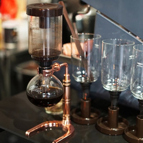 Japansk stil Siphon Kaffebryggare Te Siphon Pot Vakuum