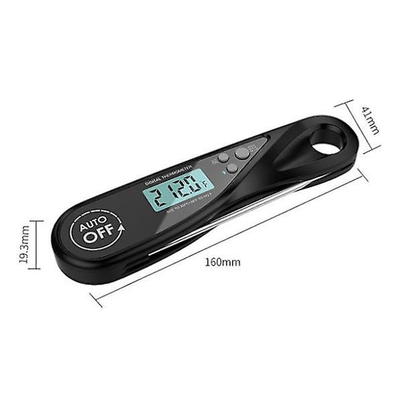 Kötttermometer Dual Probe Vattentät termometer för ugn