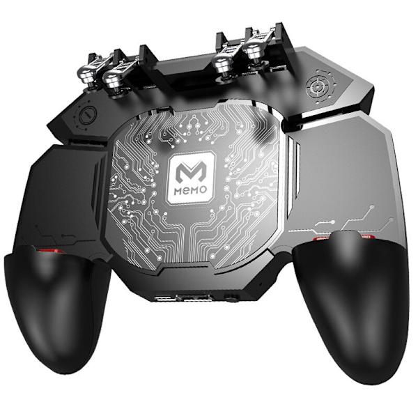 Mobiltelefon Cooler Fan Game Controller Grip För PUBG Metal