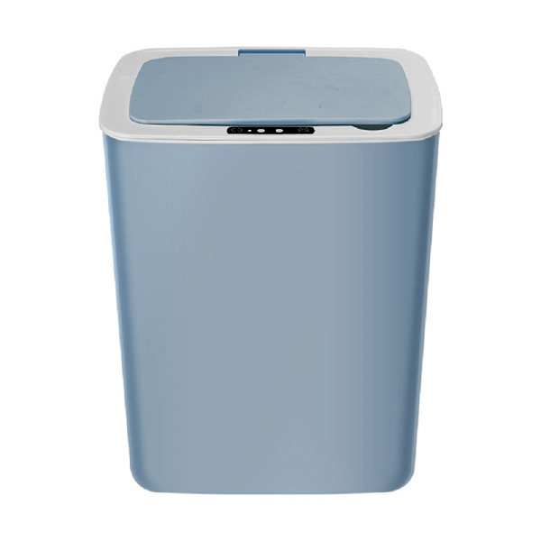 Uppladdningsbar papperskorg, Smart Sensor papperskorg, hushåll Blue rechargeable